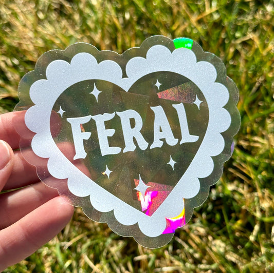 Feral Suncatcher Window Decal