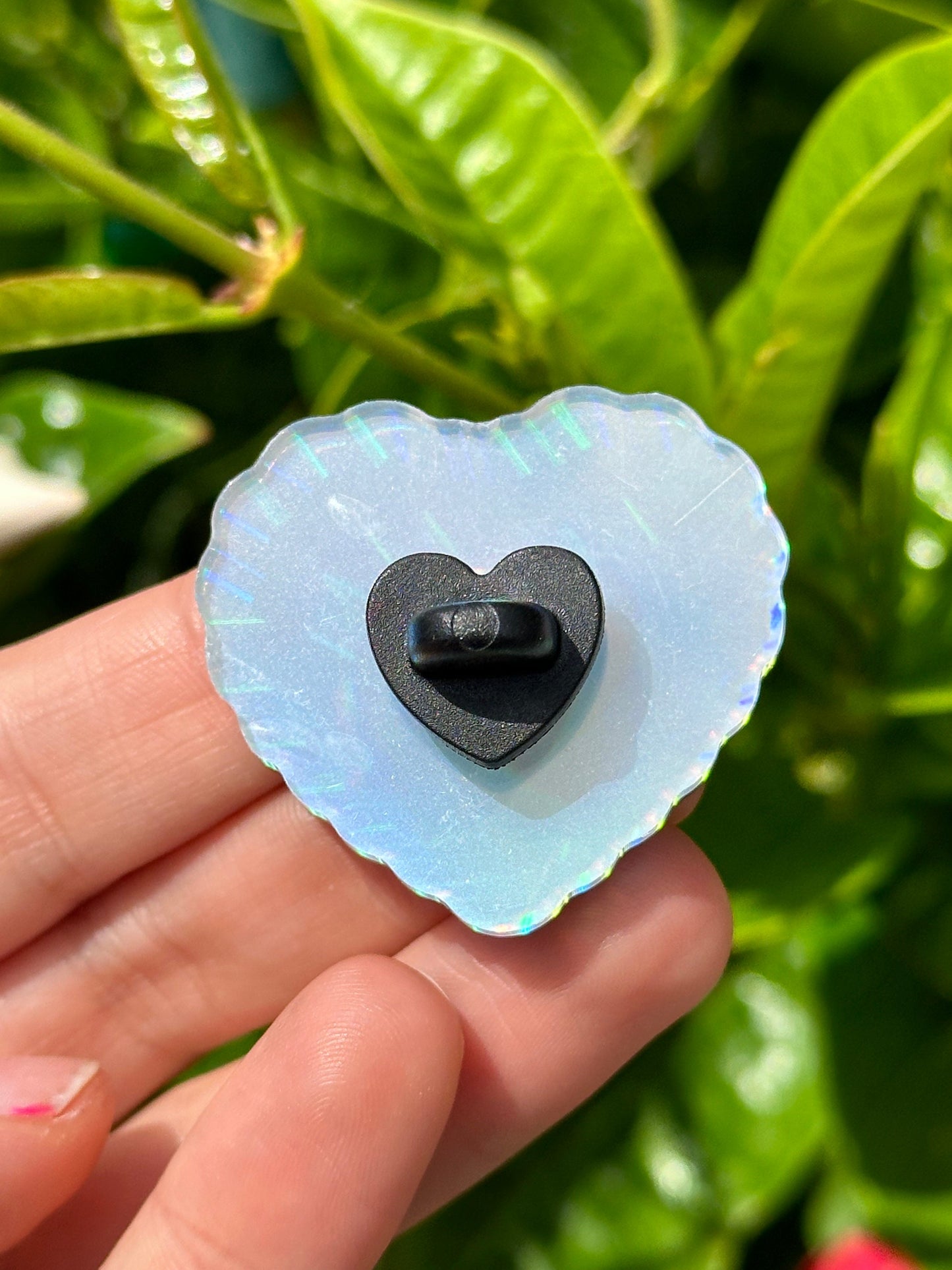 Dream Big Fart Loud Holographic Acrylic Pin
