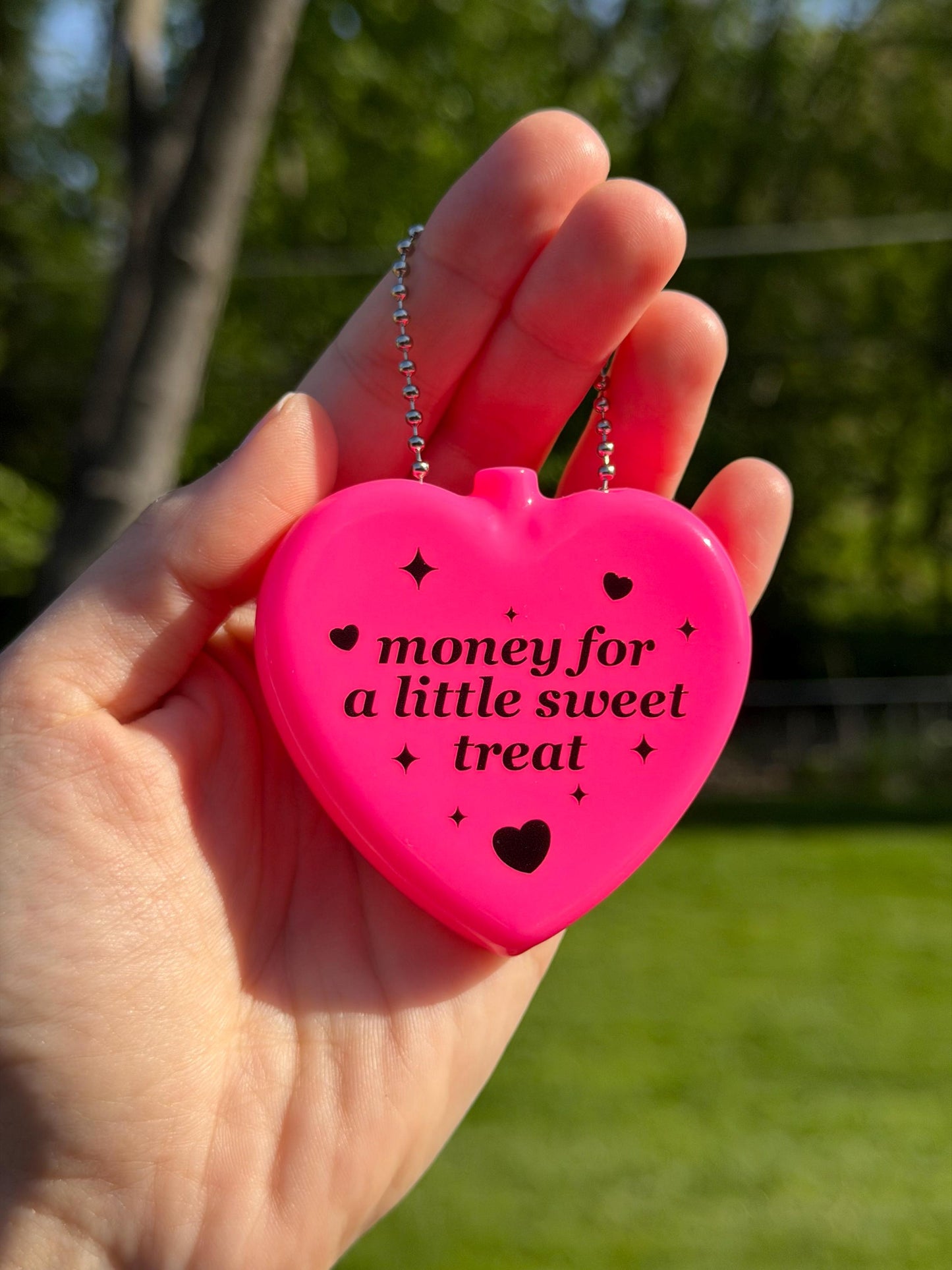 Vintage Heart Coin Purse Pink - Money For A Sweet Little Treat