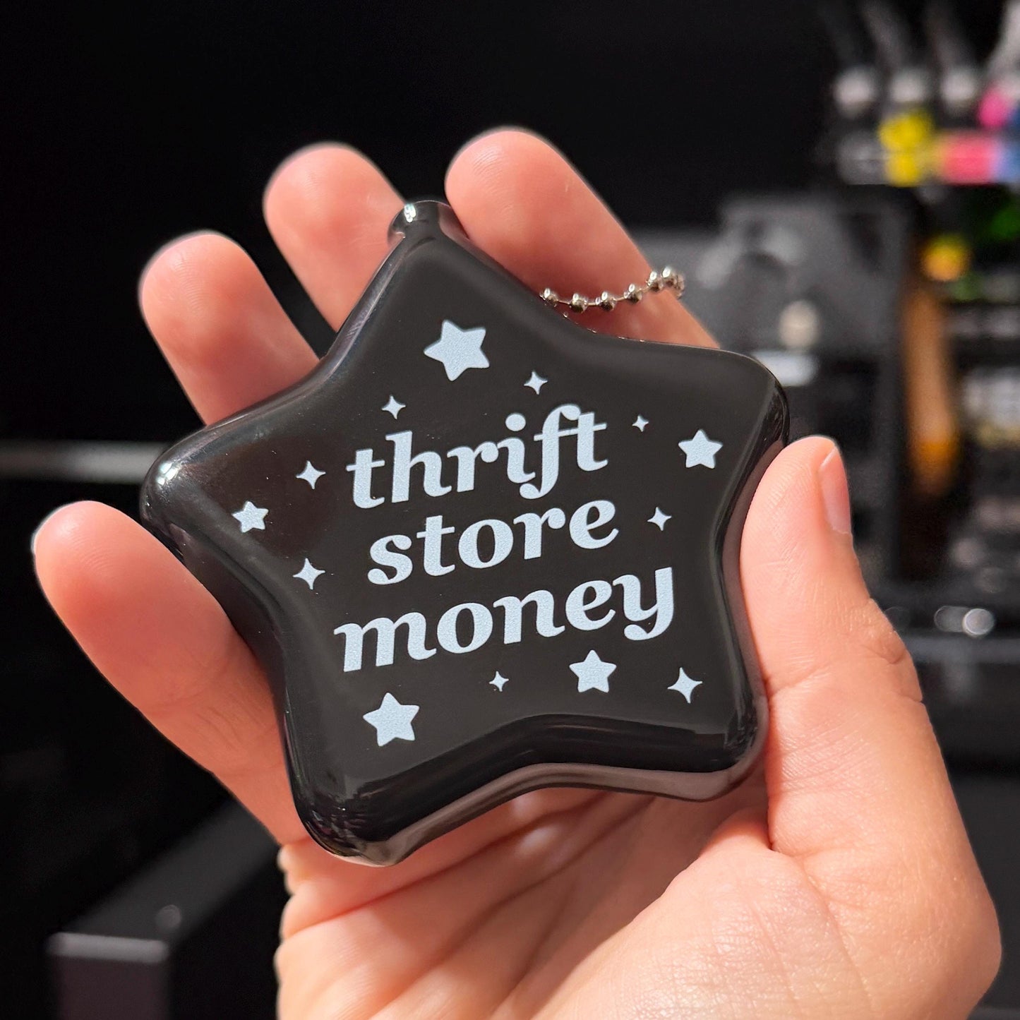 Rubber Star Coin Purse - Thrift Store Money