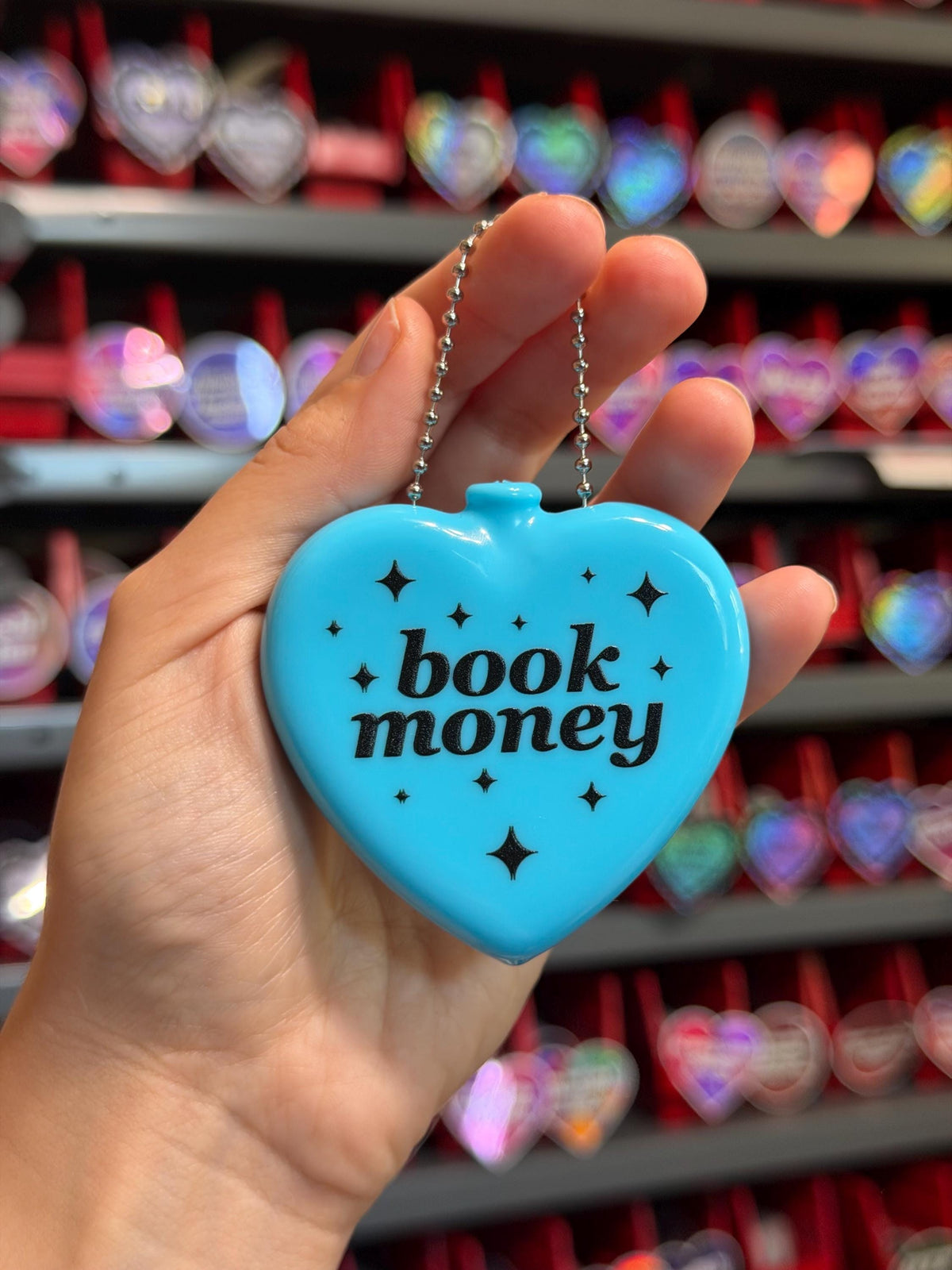 Vintage Heart Coin Purse - Book Money (Misprint/Blurry)