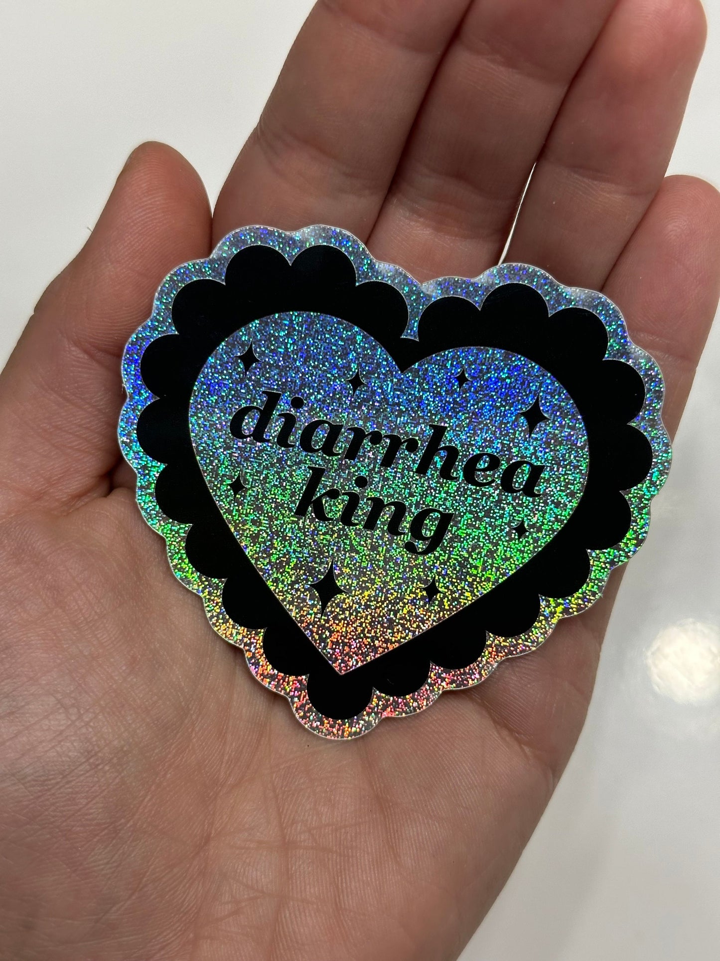 Diarrhea King Pixie Dust Sticker 2.7x2.5