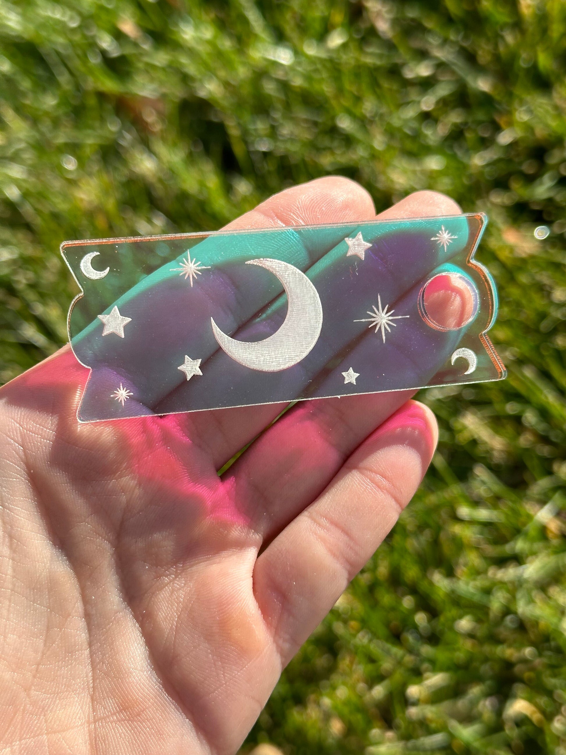 Iridescent Celestial Tumbler Topper 40 oz Size (Fits New 2.0 Cups Only Read Below!)
