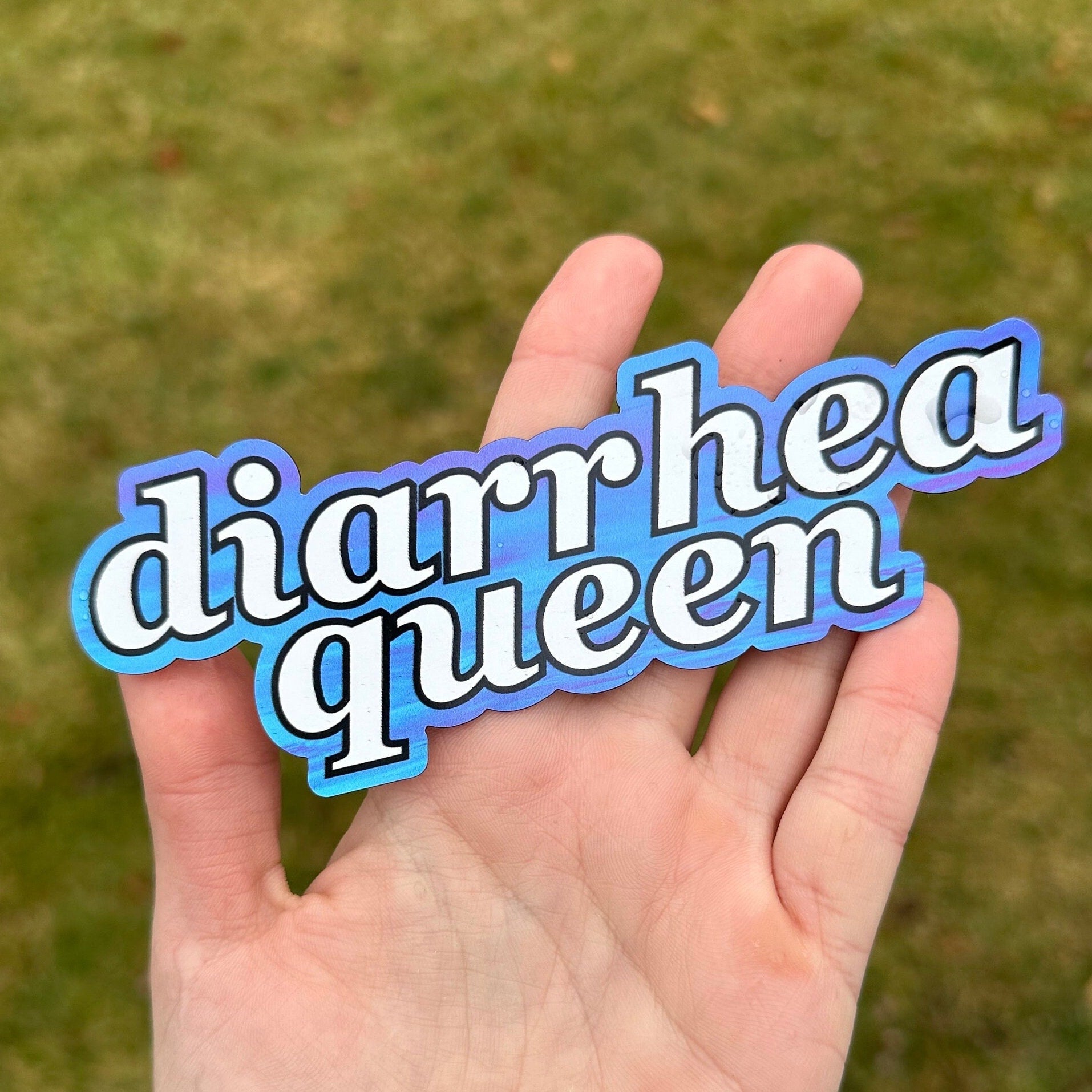 Diarrhea Queen Car Magnet