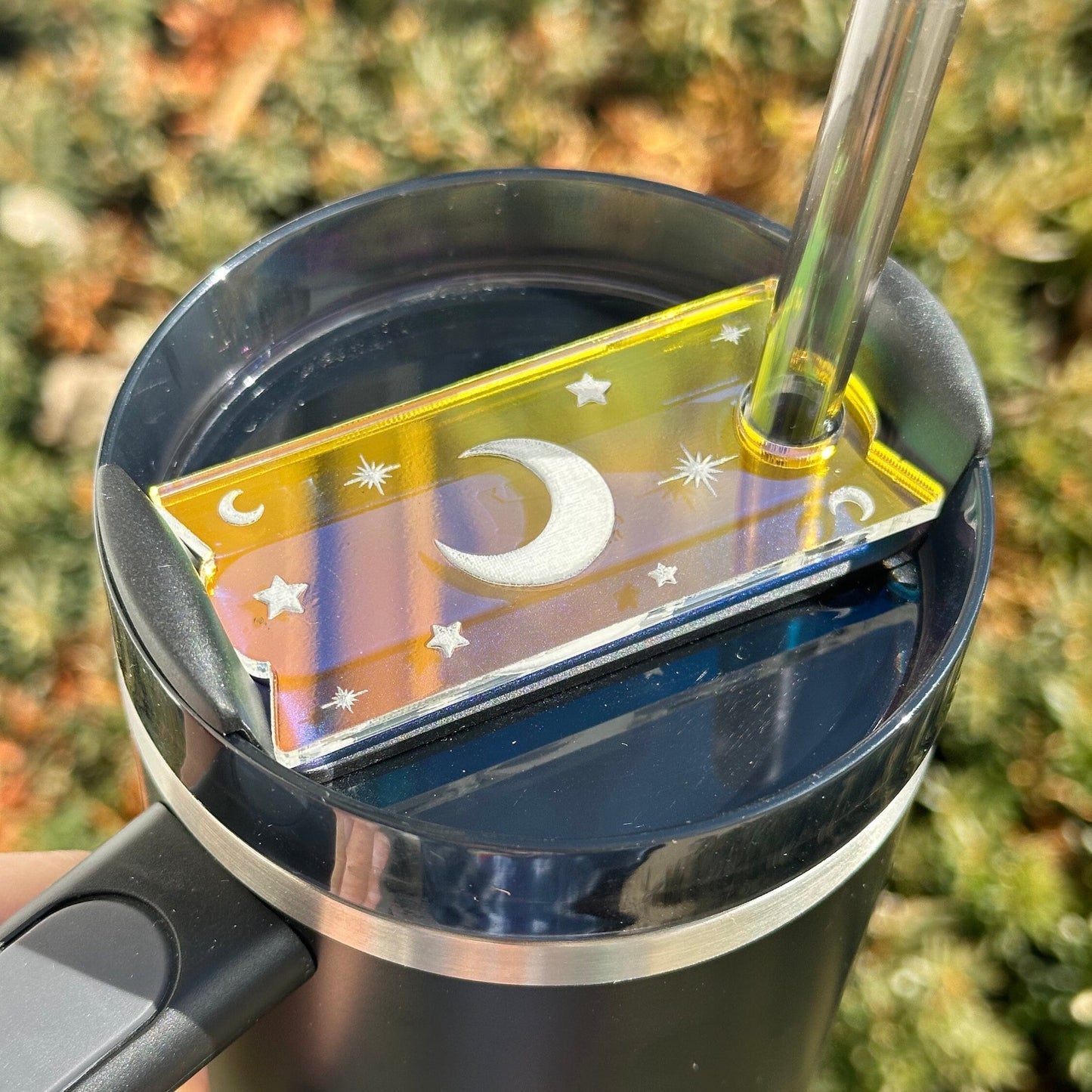 Iridescent Celestial Tumbler Topper 30 oz Size (Fits New 2.0 Cups Only Read Below!)