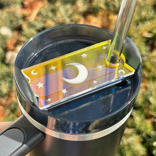 Iridescent Celestial Tumbler Topper 30 oz Size (Fits New 2.0 Cups Only Read Below!)