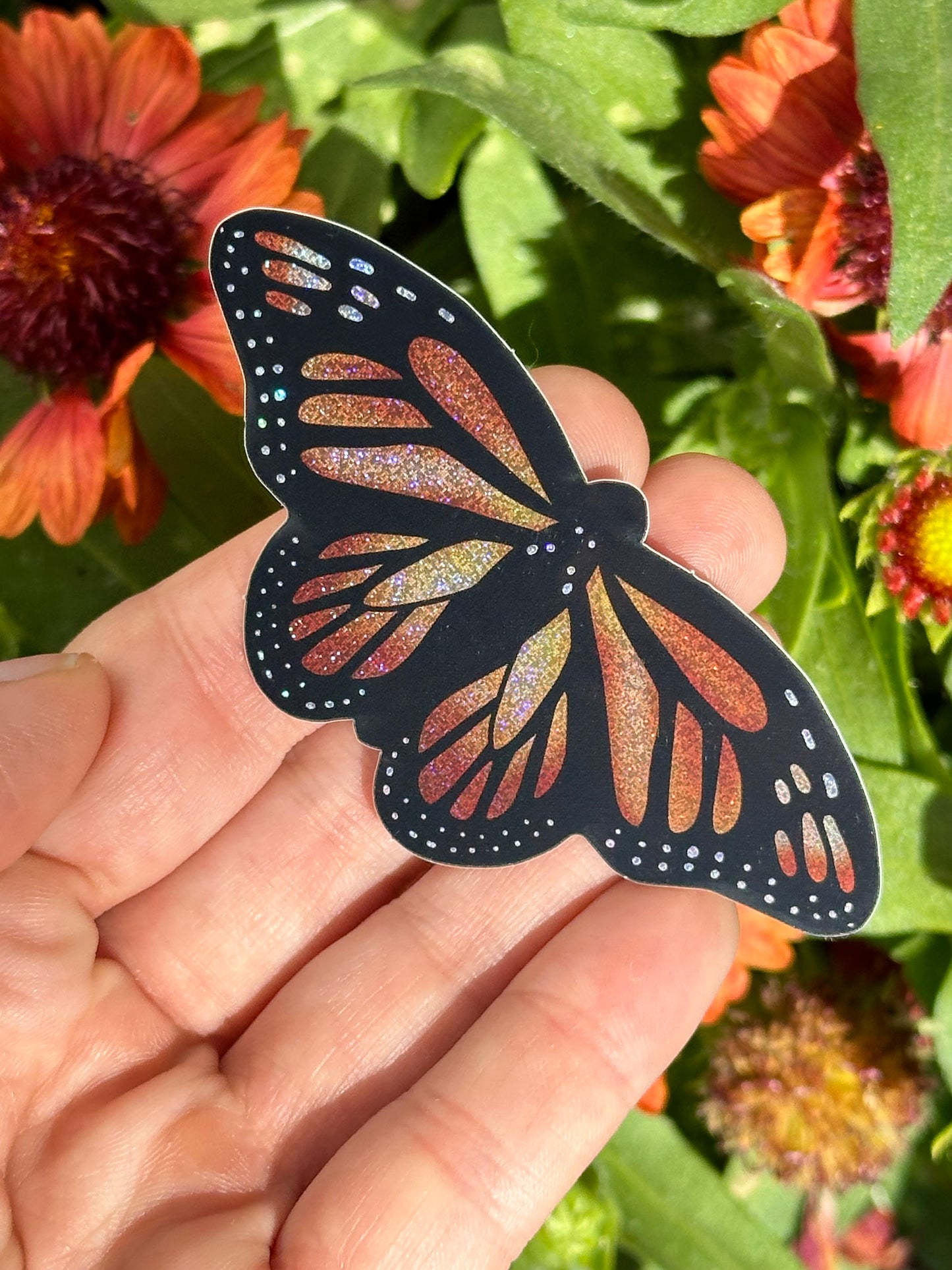 Monarch Butterfly Pixie Dust Sticker