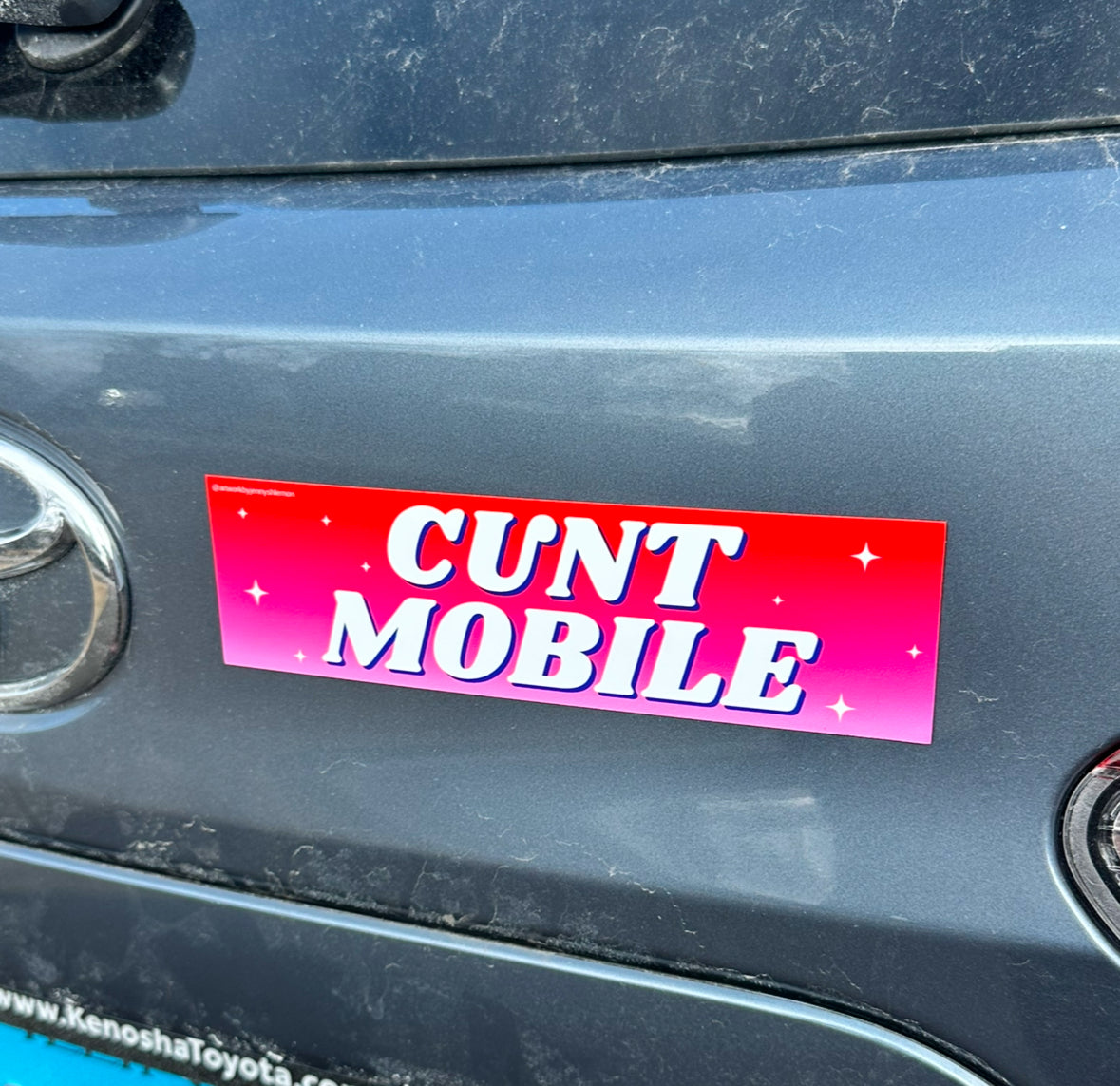 Cunt Mobile Car Magnet