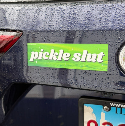 Pickle Slut Car Magnet