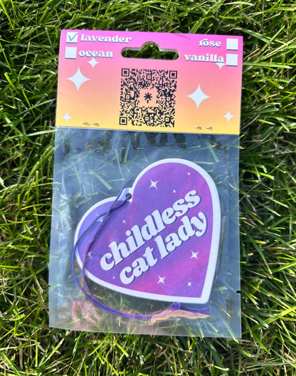 Childless Cat Lady Air Freshener - Lavender Scent