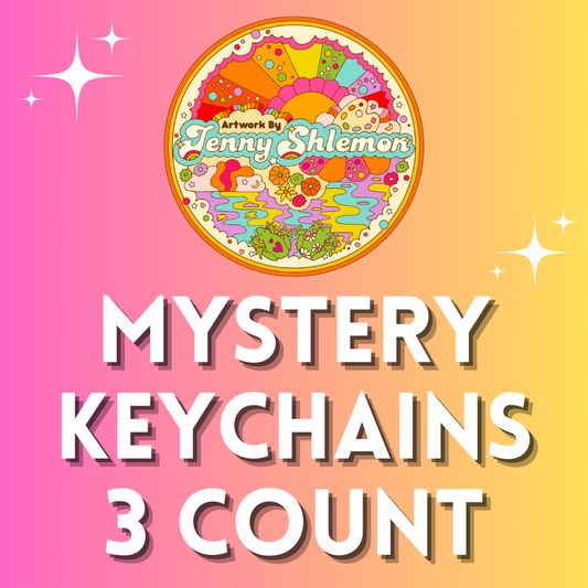 3 Mystery Acrylic Keychains