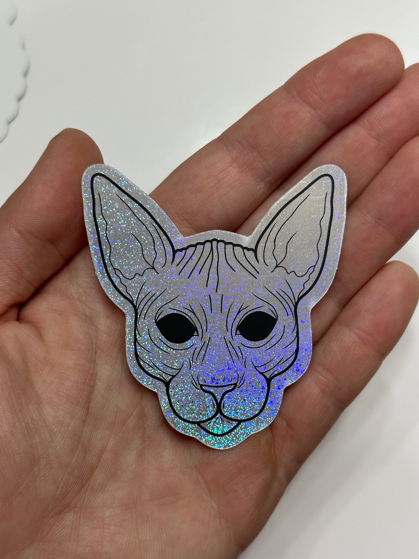 Sphinx Cat Pixie Dust Sticker