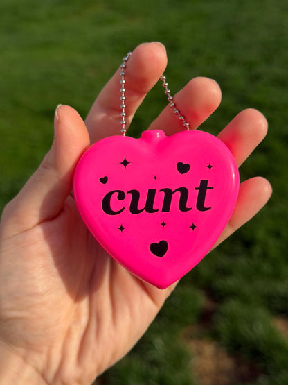 Vintage Heart Coin Purse Pink - C*nt