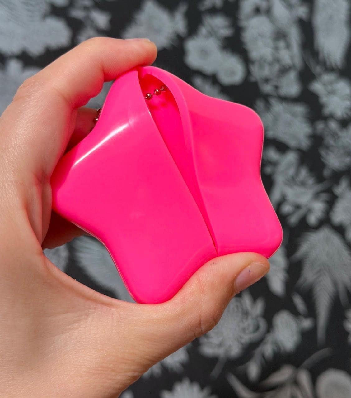 Hot Pink Rubber Star Coin Purse - Have The Day You Deserve