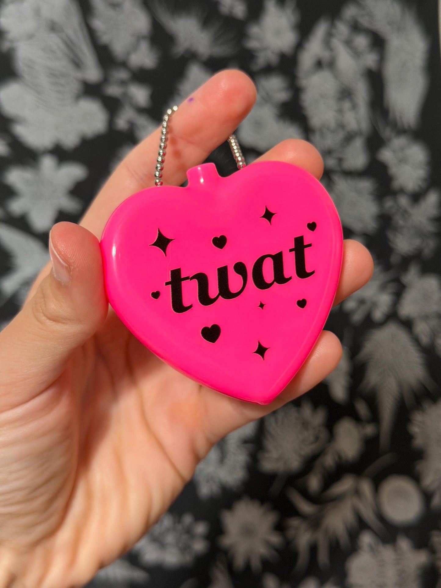Vintage Heart Coin Purse Pink - Twat
