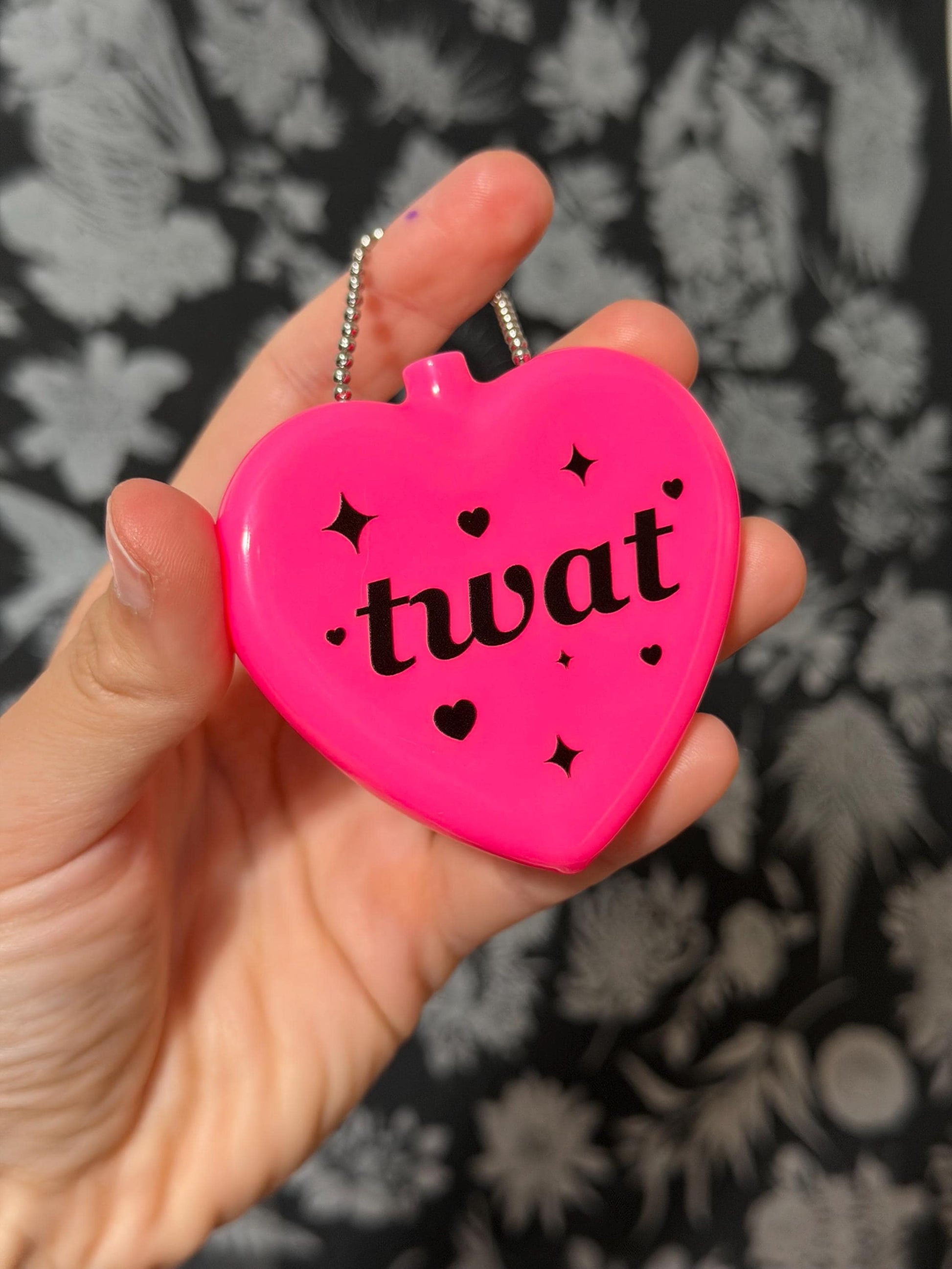 Vintage Heart Coin Purse Pink - Twat