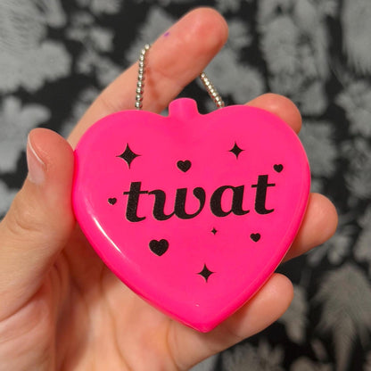 Vintage Heart Coin Purse Pink - Twat