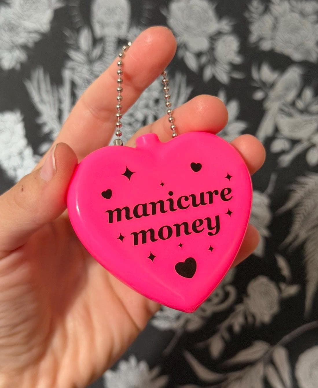 Vintage Heart Coin Purse Pink - Manicure Money