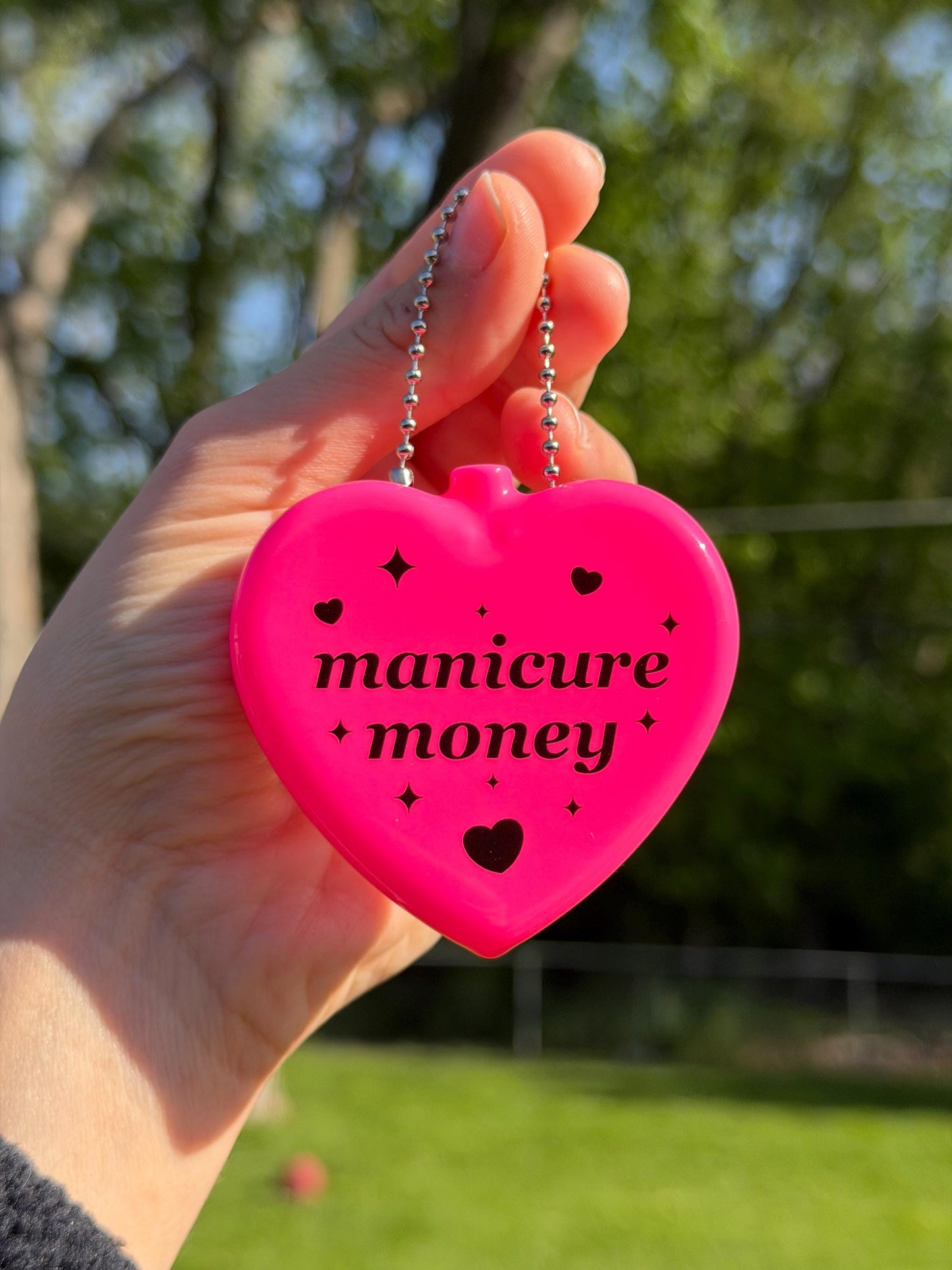 Vintage Heart Coin Purse Pink - Manicure Money
