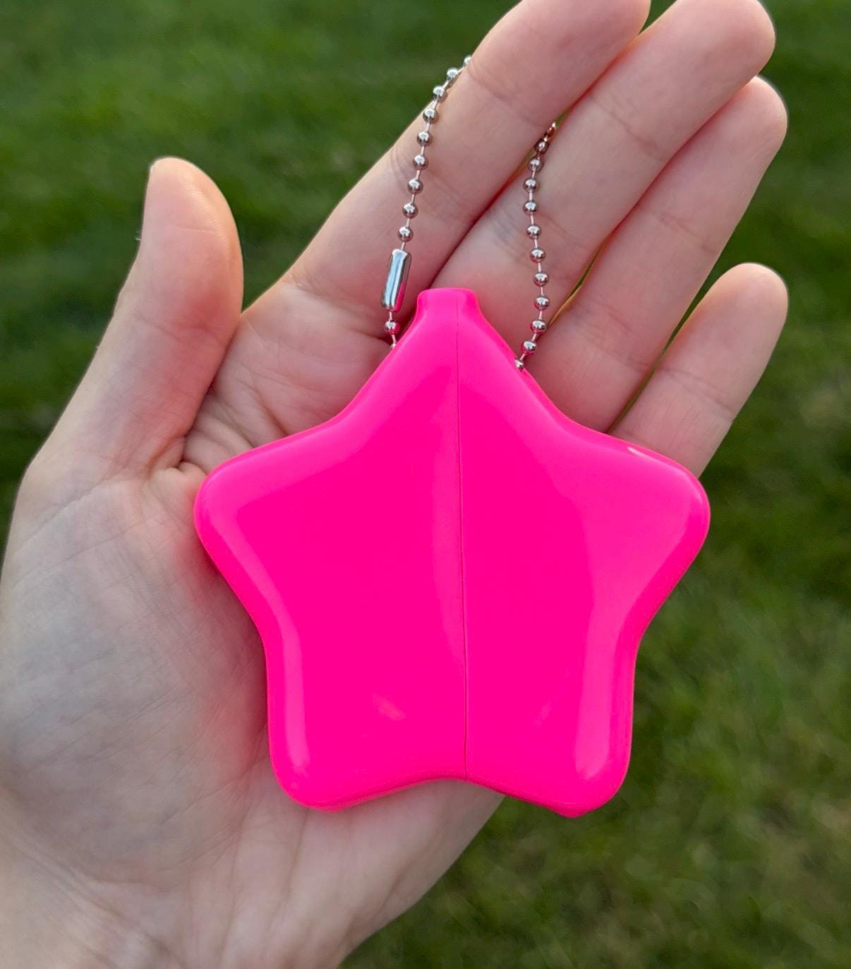 Hot Pink Rubber Star Coin Purse - Have The Day You Deserve