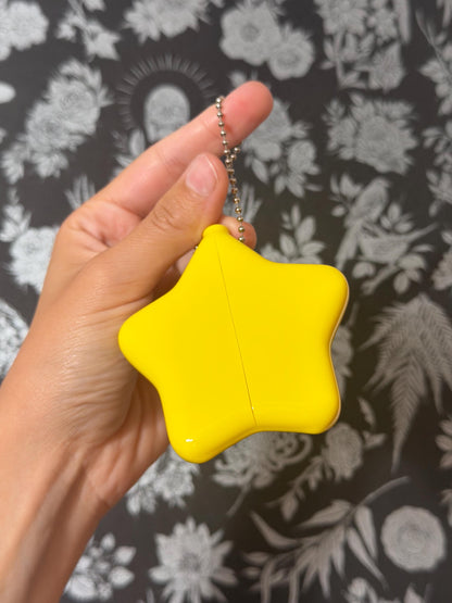 Yellow Rubber Star Coin Purse - C*nt