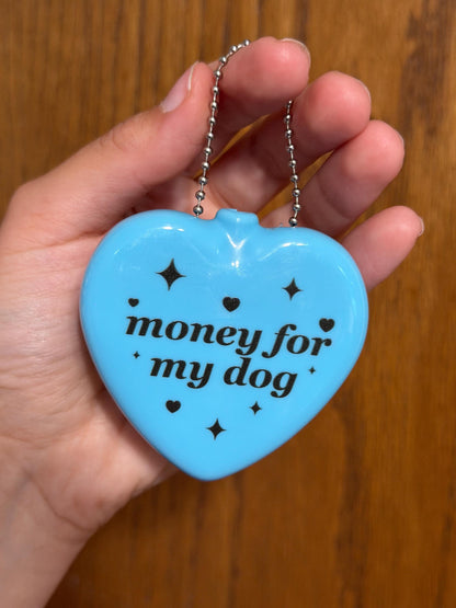 Vintage Heart Coin Purse - Money For My Dog