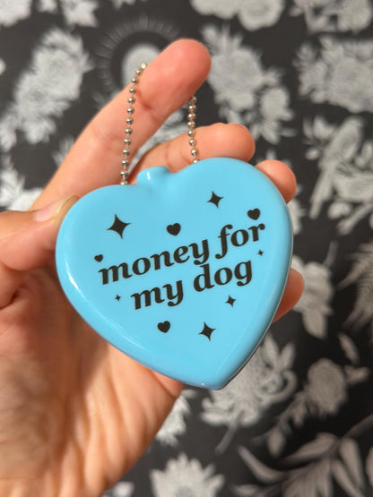 Vintage Heart Coin Purse - Money For My Dog