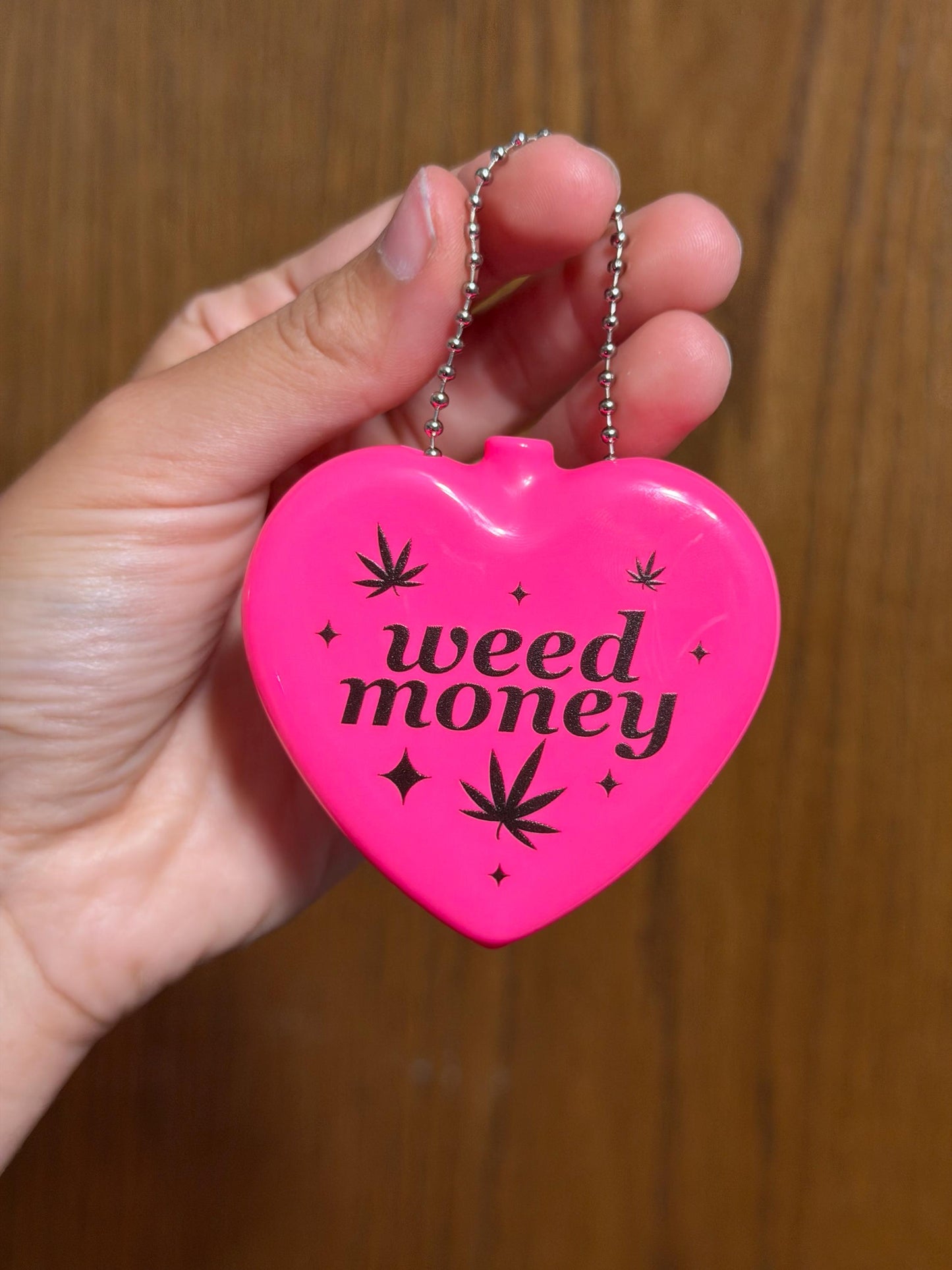 Vintage Heart Coin Purse - Weed Money
