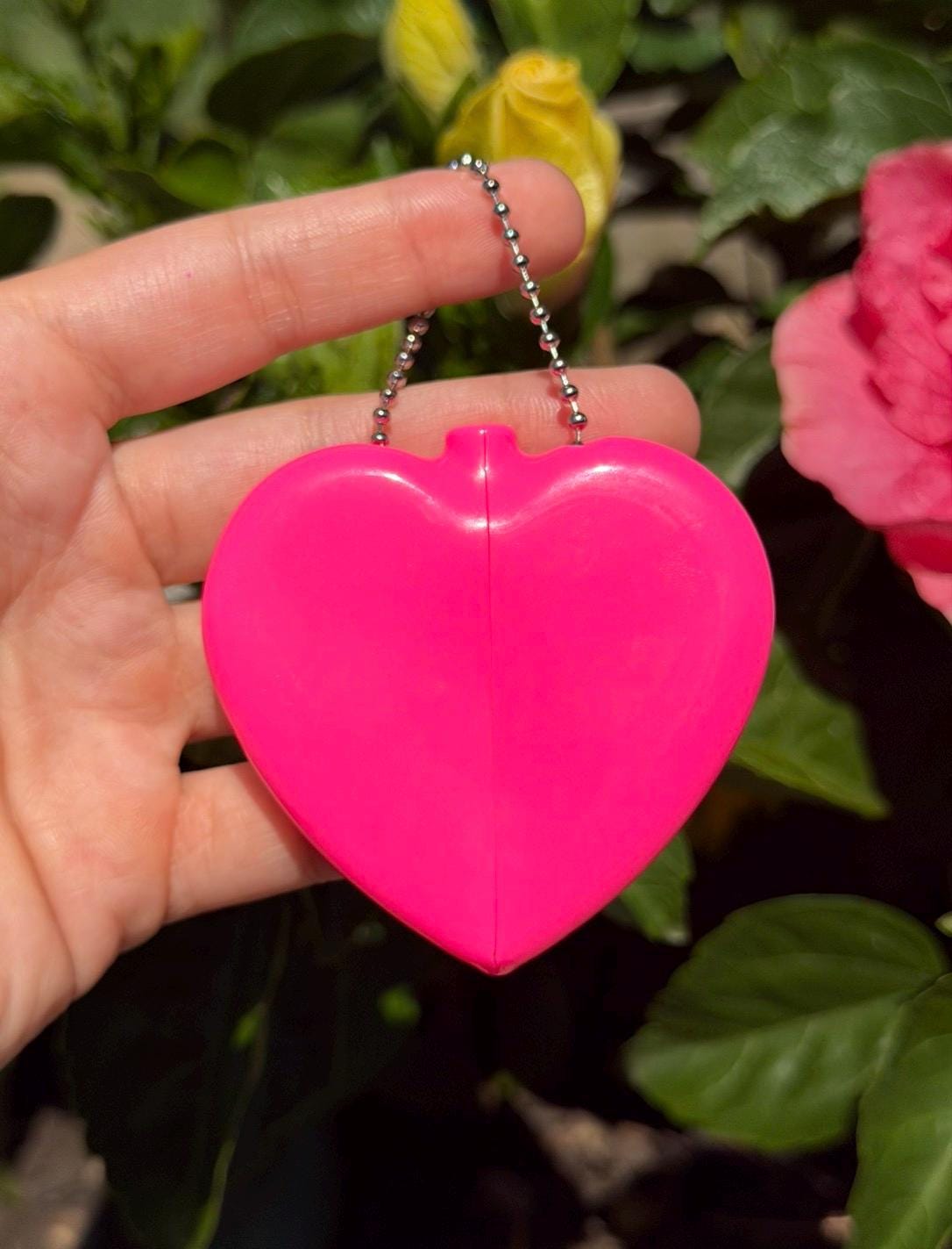 Vintage Heart Hot Pink Coin Purse - Fuck The Patriarchy