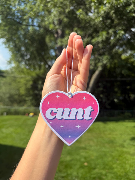 C*nt Car Air Freshener - Rose Scent