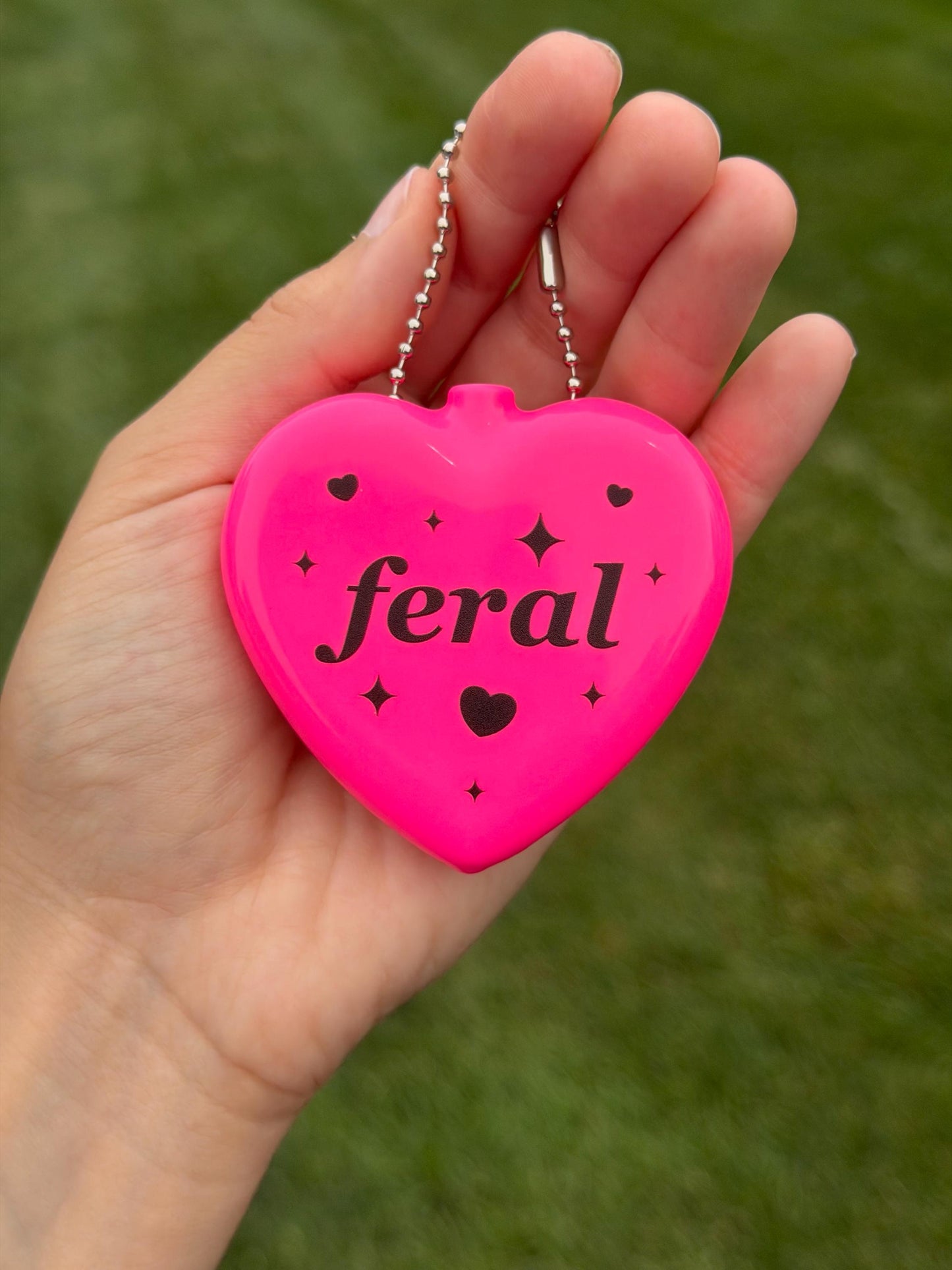 Vintage Heart Coin Purse Pink - Feral