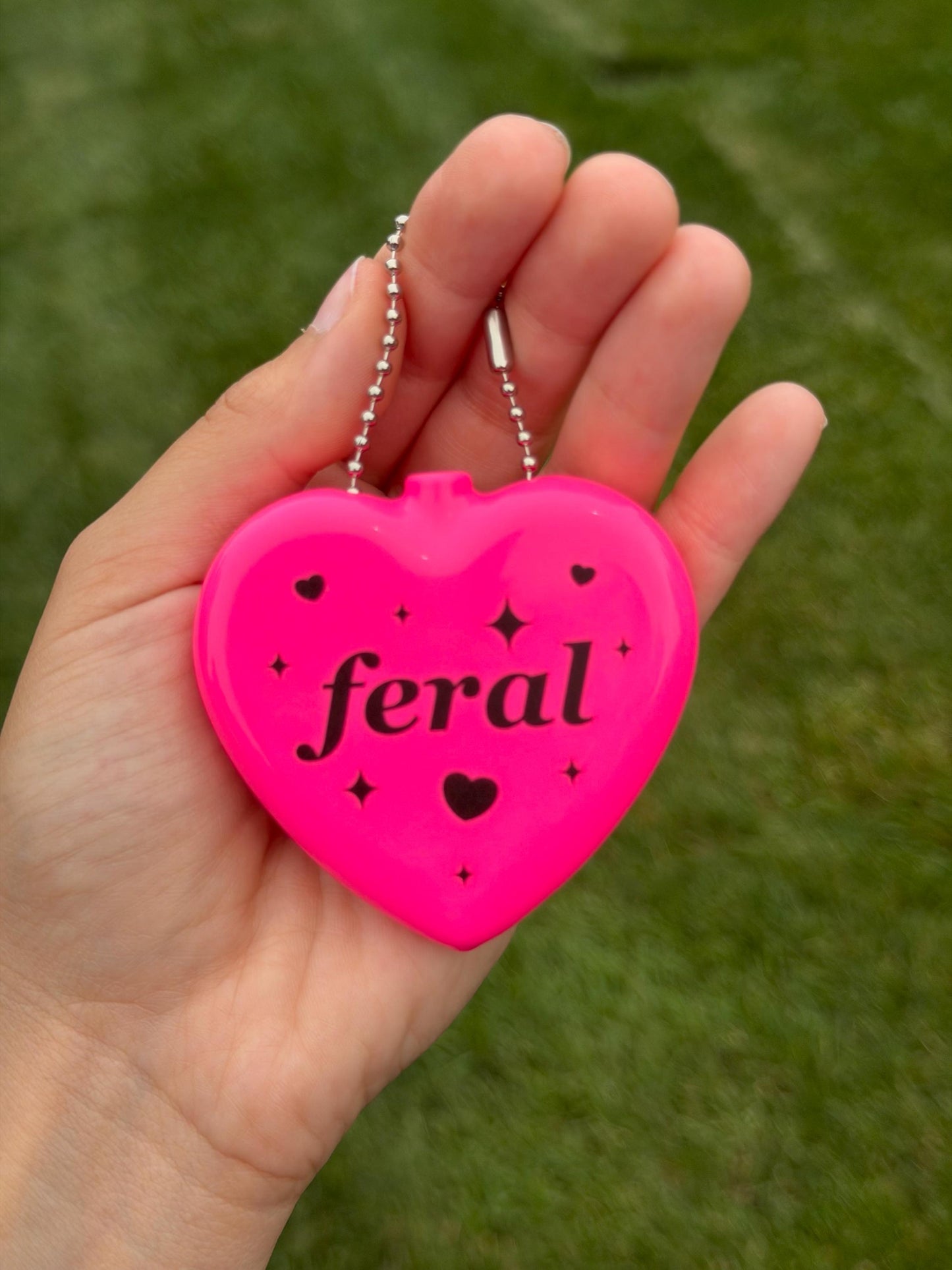 Vintage Heart Coin Purse Pink - Feral