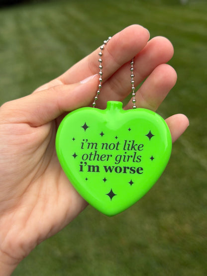 Vintage Heart Coin Purse - I’m Not Like Other Girls I’m Worse