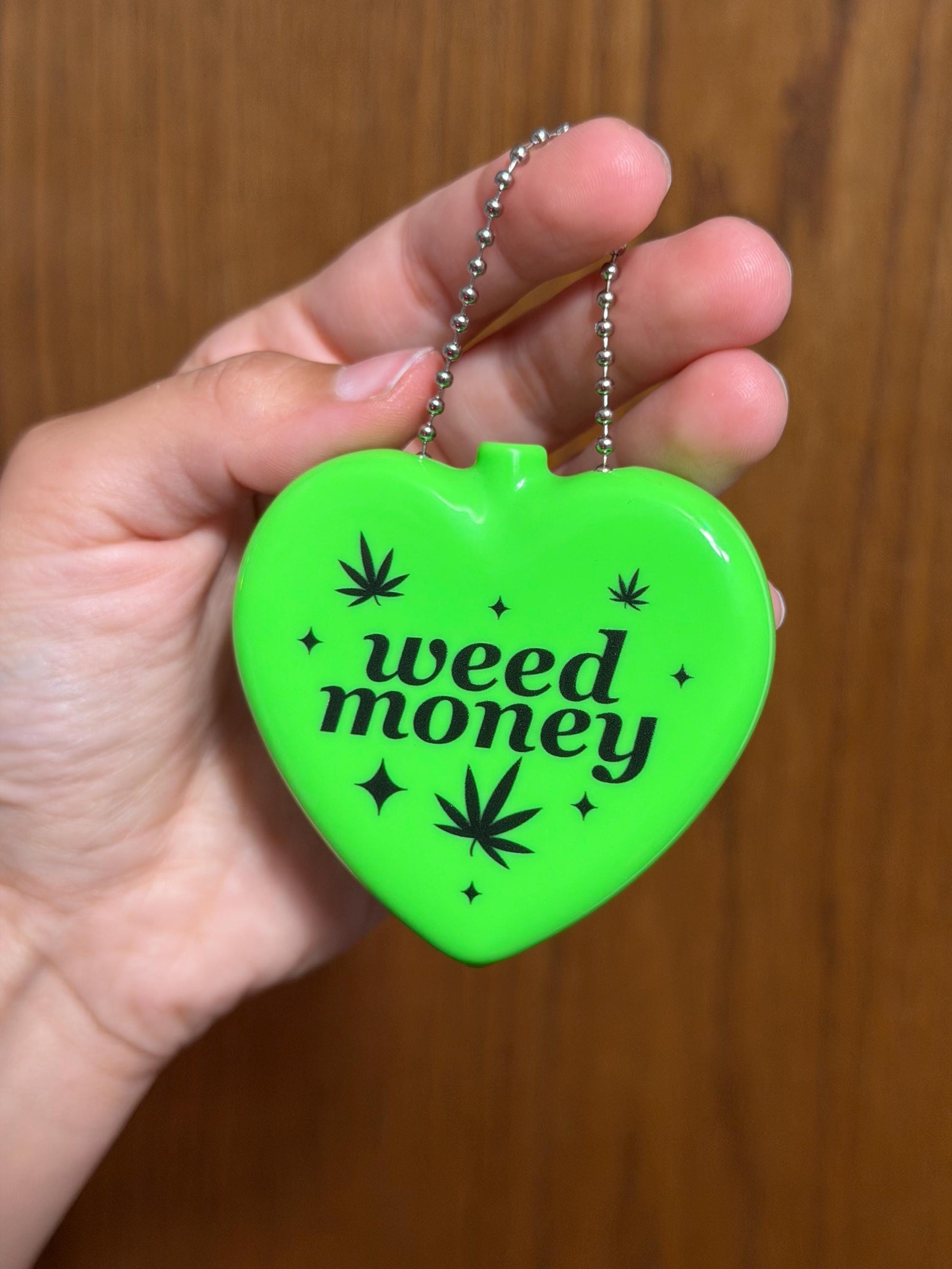 Vintage Heart Coin Purse - Weed Money