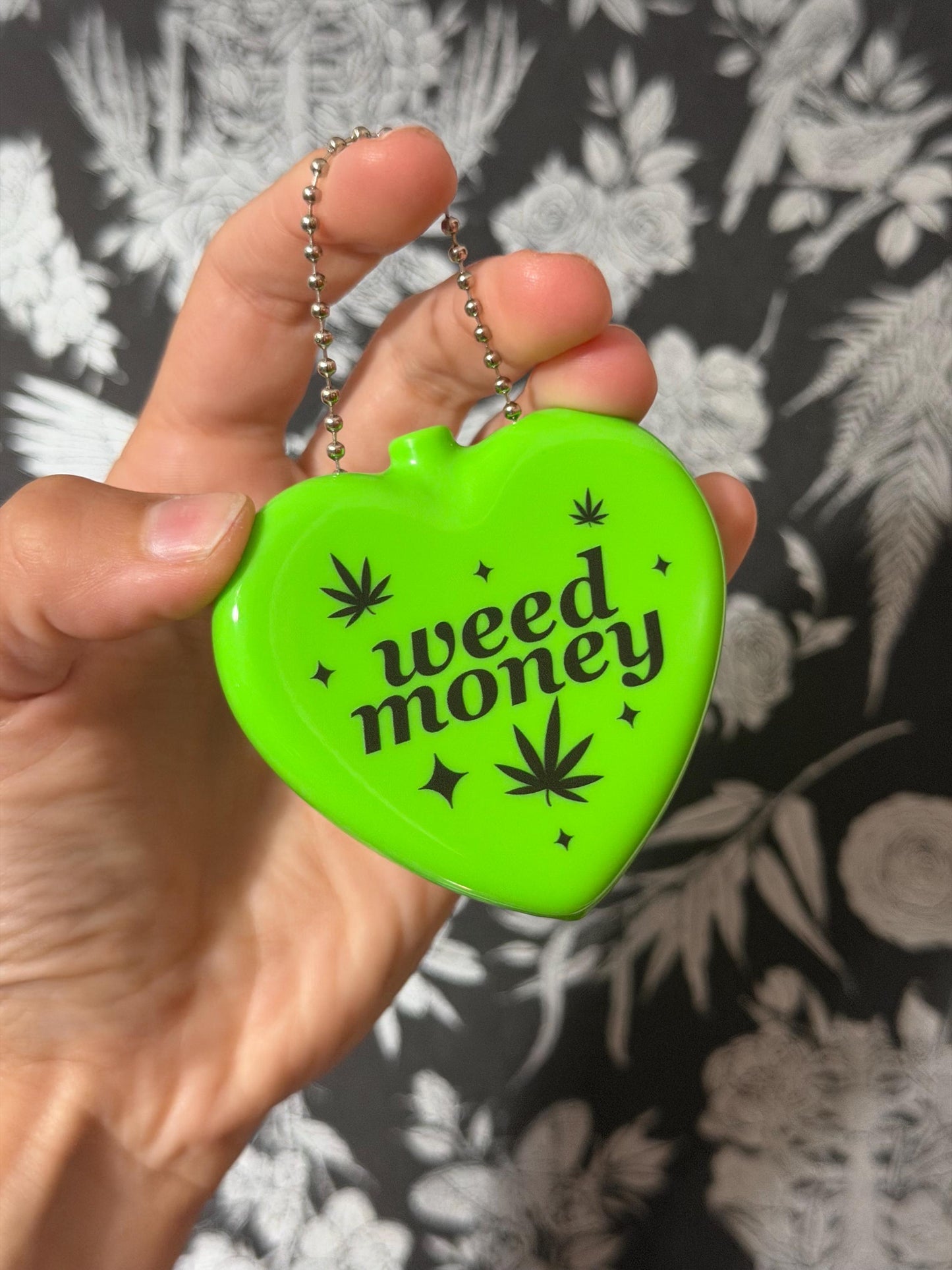 Vintage Heart Coin Purse - Weed Money