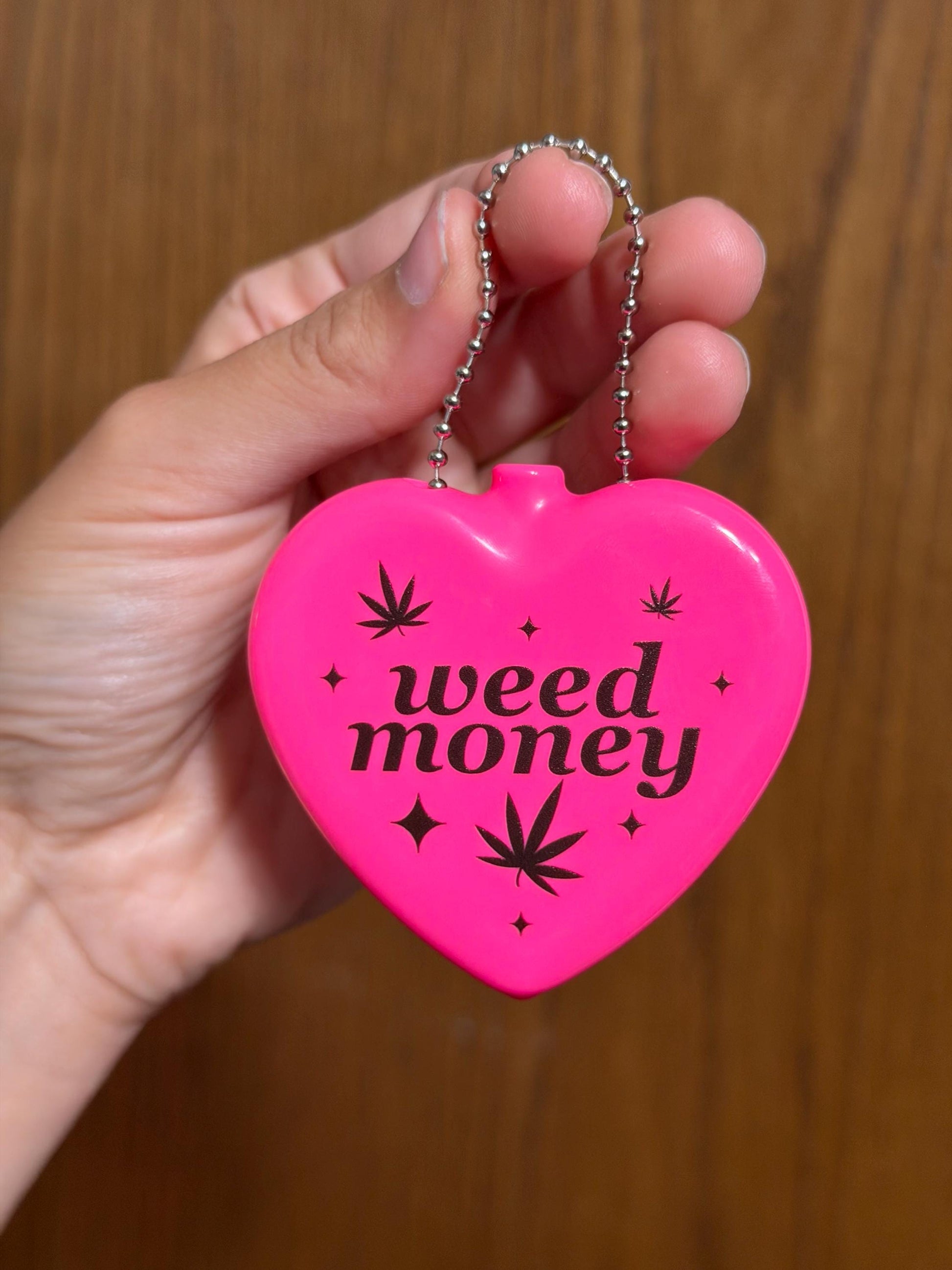 Vintage Heart Coin Purse - Weed Money