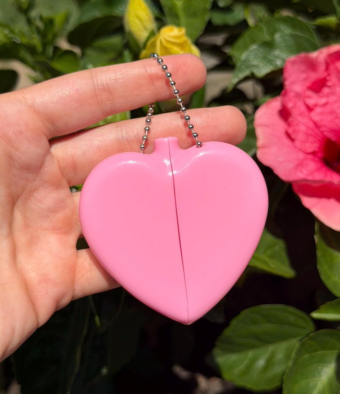 Vintage Heart Light Pink Coin Purse - Fuck The Patriarchy