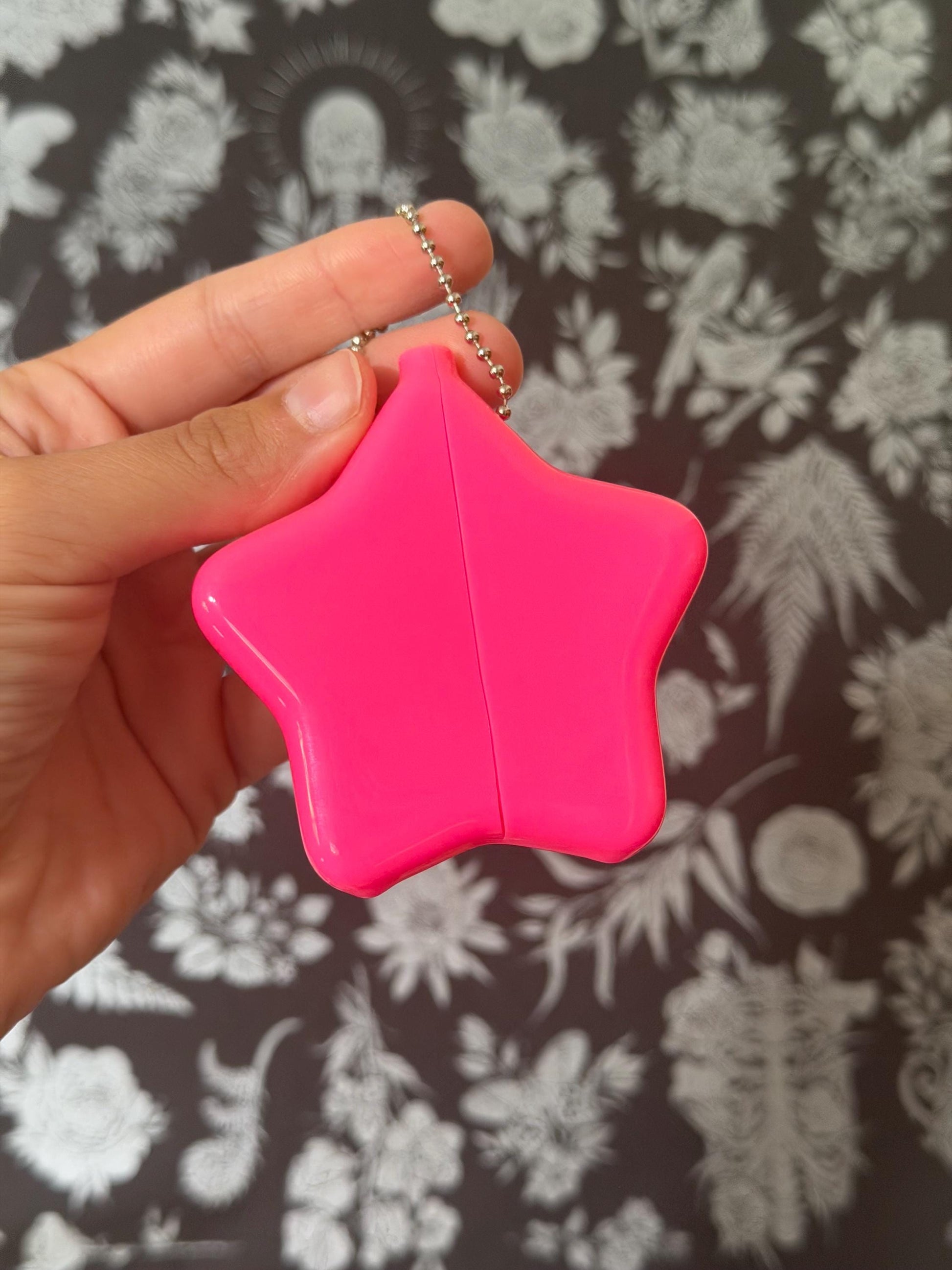 B Grade Hot Pink Rubber Star Coin Purse - Have The Day You Deserve