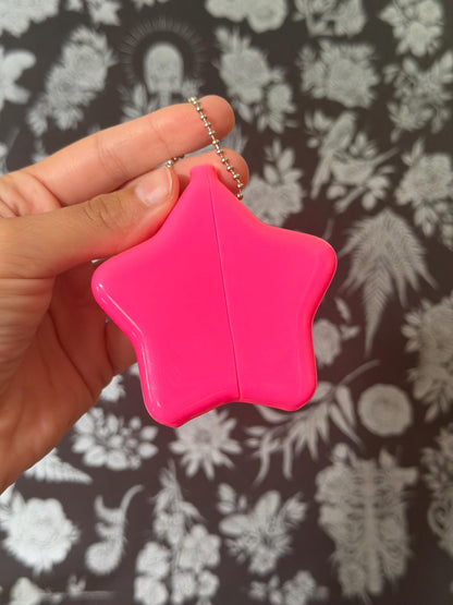 B Grade Hot Pink Rubber Star Coin Purse - Have The Day You Deserve