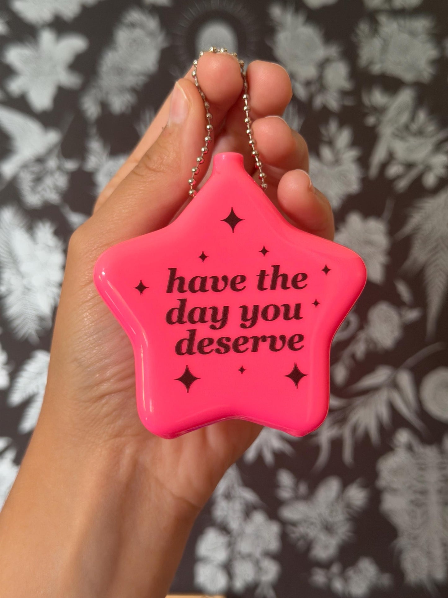 B Grade Hot Pink Rubber Star Coin Purse - Have The Day You Deserve