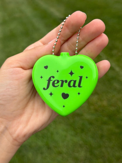 Vintage Heart Coin Purse Green - Feral