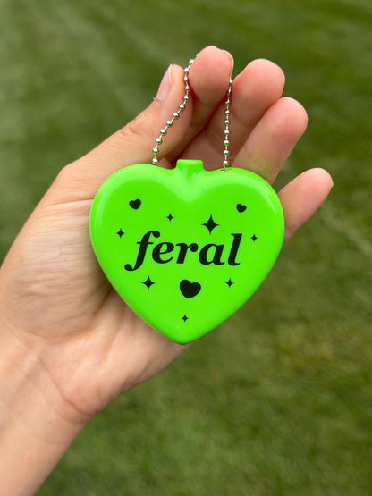 Vintage Heart Coin Purse Green - Feral