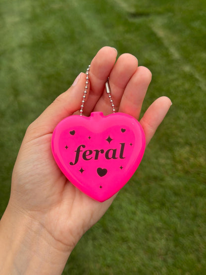Vintage Heart Coin Purse Pink - Feral
