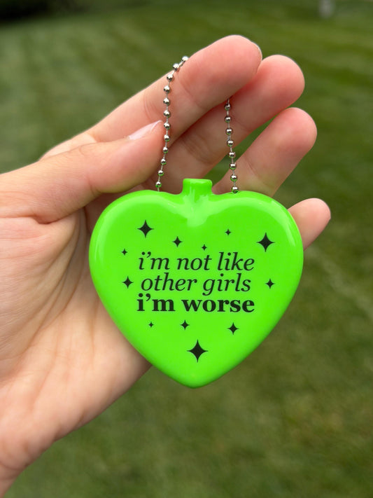 Vintage Heart Coin Purse - I’m Not Like Other Girls I’m Worse