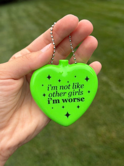 Vintage Heart Coin Purse - I’m Not Like Other Girls I’m Worse