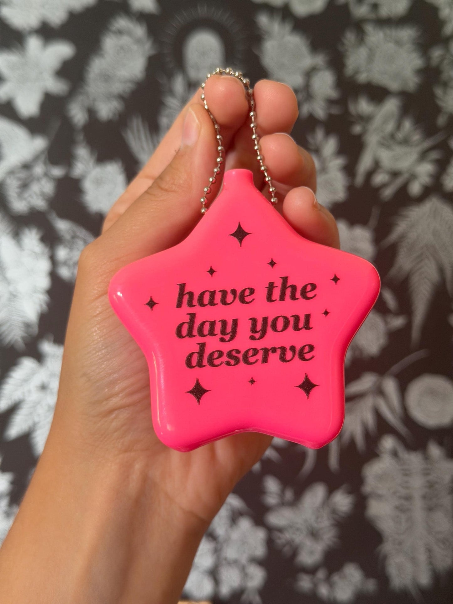 B Grade Hot Pink Rubber Star Coin Purse - Have The Day You Deserve
