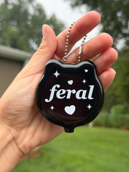 B Grade Vintage Cat Coin Purse - Feral