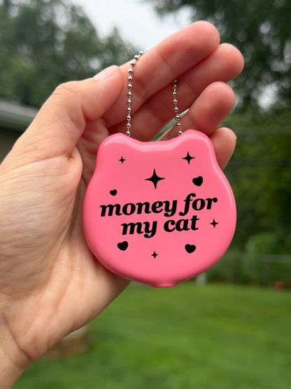 B Grade Vintage Cat Coin Purse - Money For My Cat