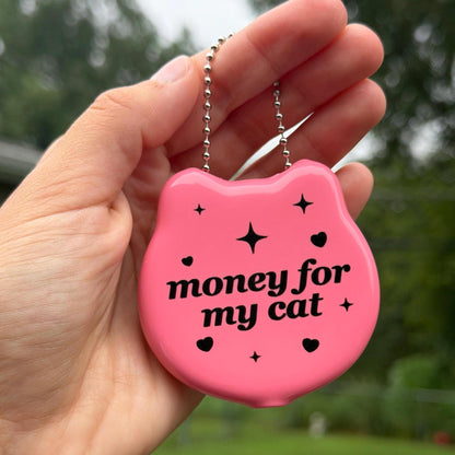 B Grade Vintage Cat Coin Purse - Money For My Cat