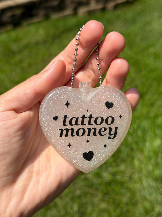 Vintage Heart Coin Purse - Tattoo Money